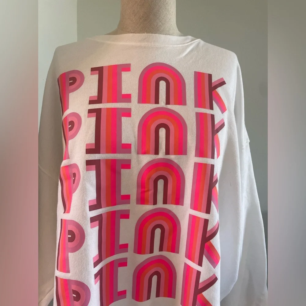 Victoria’s Secret Pink cropped crewneck - Picture 2 of 2